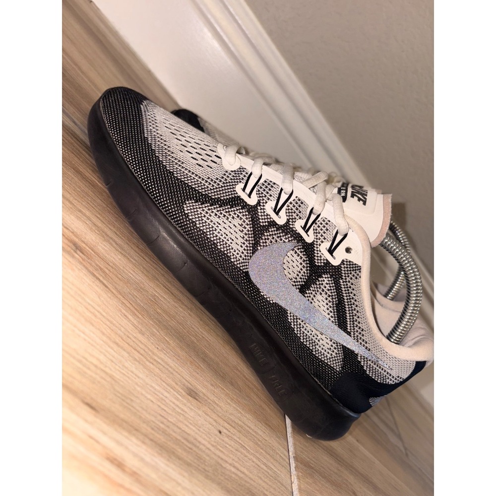 Nike Free RN 2017 Men's Size 8 Wolf Grey Running Shoes Gym Sneakers